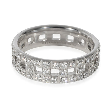 TIFFANY & CO. Tiffany True Diamond Ring in 18k White Gold 0.99 CTW