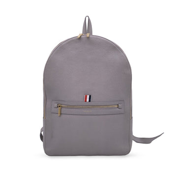 Thom Browne Grey Pebble Grain Leather Classic Backpack Bag