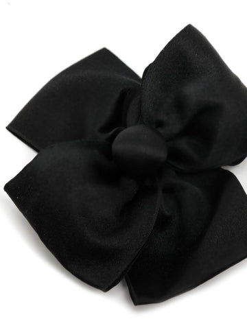 CHANEL Black Bow Hair Comb
