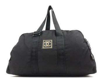 CHANEL Nylon Sports Large Duffle Bag in Navy Blue