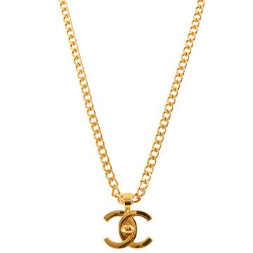 CHANEL 1996 Made Turn-Lock Chain Necklace