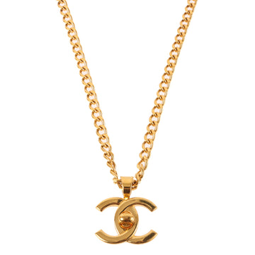CHANEL 1997 Made Turn-Lock Chain Necklace