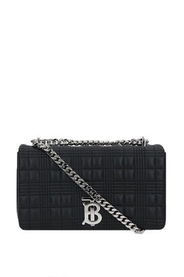 BURBERRY Small Quilted Lambskin Lola Bag