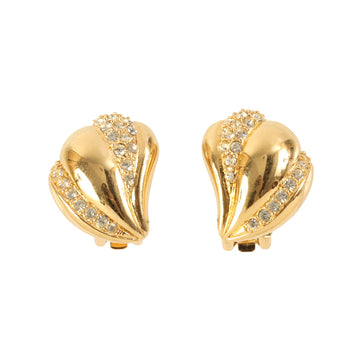 DIOR Rhinestone Design Earrings