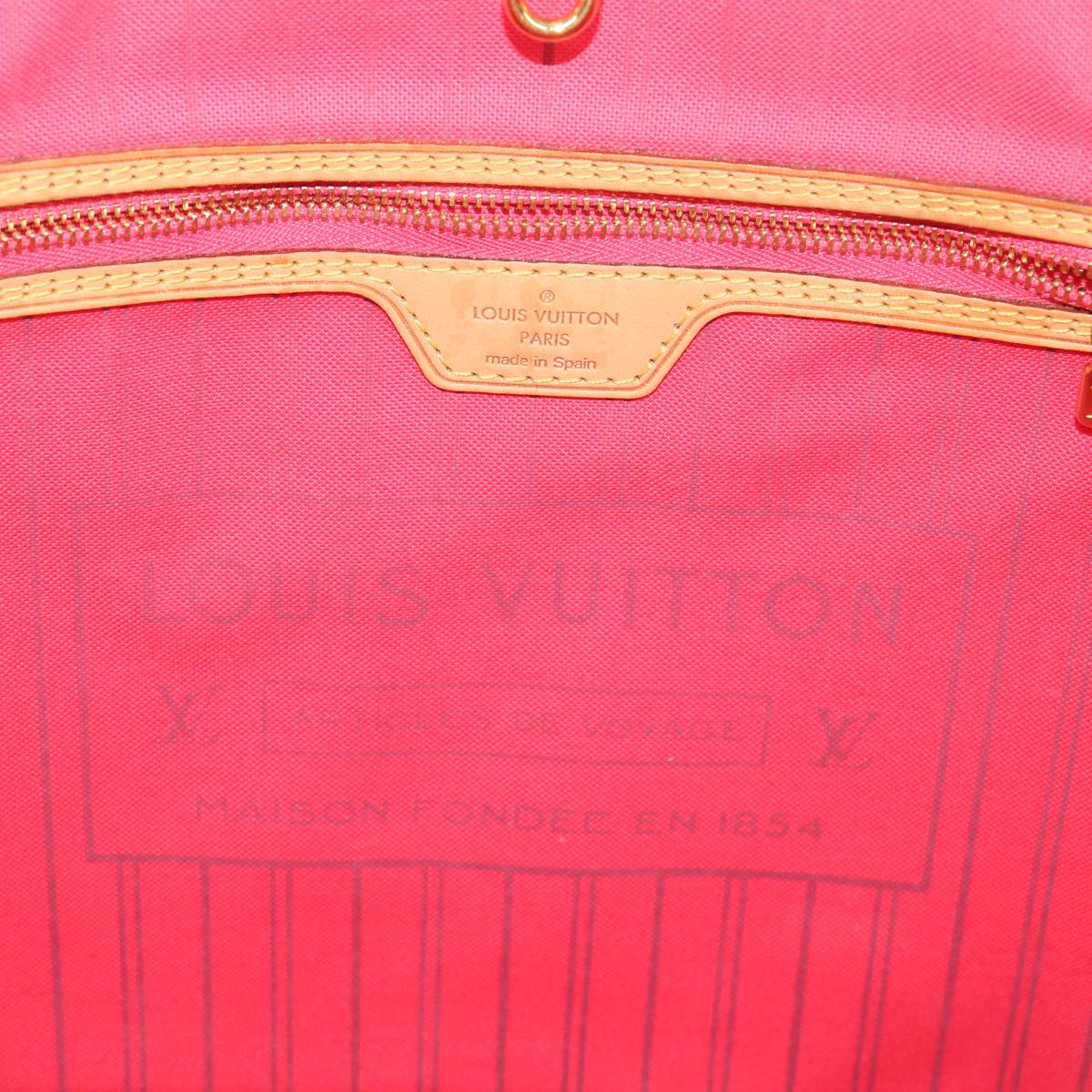 Louis Vuitton, Bags, Authenticlouis Vuitton Neverfull Mm Pivoine