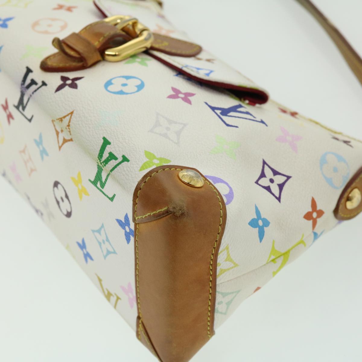 Eliza cloth handbag Louis Vuitton White in Cloth - 31602046