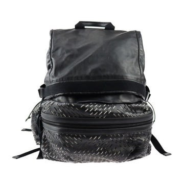 BOTTEGA VENETA rucksack daypack 580351 calf leather black punching