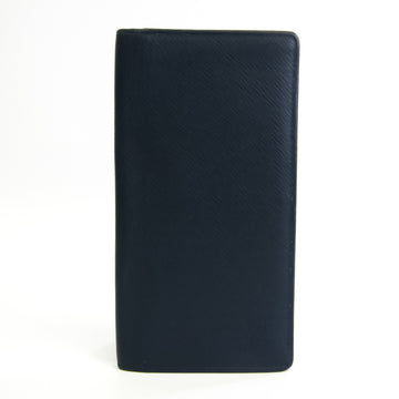 LOUIS VUITTON Taiga Long Wallet M33404 Men's Taiga Leather Long Bill Wallet [bi-fold] Ocean