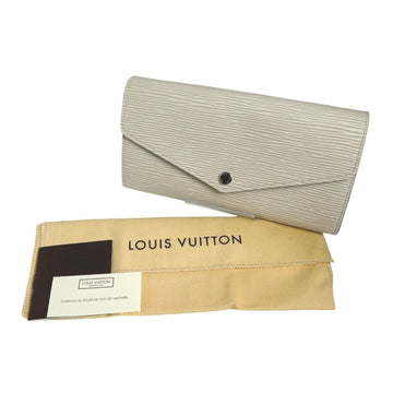 LOUIS VUITTON Long Wallet Epi Portefeuille Sara M6057J White