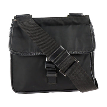 PRADA Tesuto shoulder bag VA0270 nylon leather black