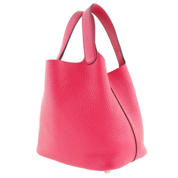 HERMES Picotin Lock PM Taurillon Clemence Rose Extreme Red A Ladies Handbag
