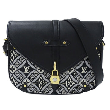 LOUIS VUITTON Bag SINCE1854 Women's Brand Shoulder Neo Saumur MM Black M57488