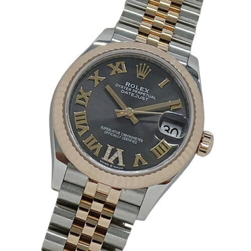 ROLEX Datejust 278271 Random Number Watch Boys VI Diamond Automatic Winding AT Stainless Steel SS Pink Gold PG Polished