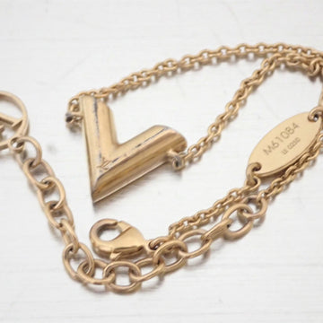 LOUIS VUITTON Bracelet Essential V Metal Gold Unisex M61084