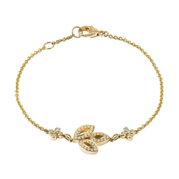 HARRY WINSTON Lily Cluster Mini K18YG Yellow Gold Bracelet