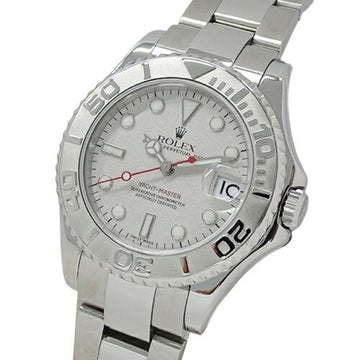 Rolex Yacht Master Rolexium 168622 Y Watch Boys Date Automatic AT Stainless SS Platinum PT Polished