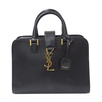 SAINT LAURENT Bag Ladies Handbag Shoulder Baby Cabas Leather Black