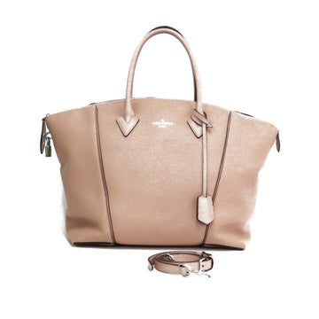 Louis Vuitton Handbag Lockit MM Parnacea M94594 Magnolia Pink Ladies