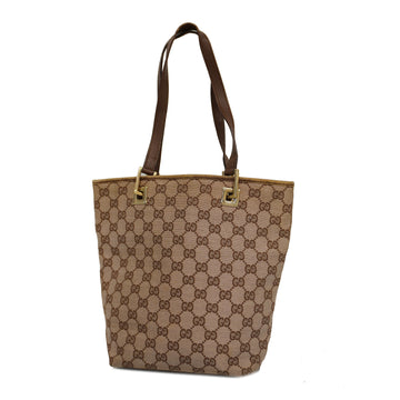 GUCCIAuth  GG Canvas Handbag 002 1099 Women's Leather Handbag Beige,Brown
