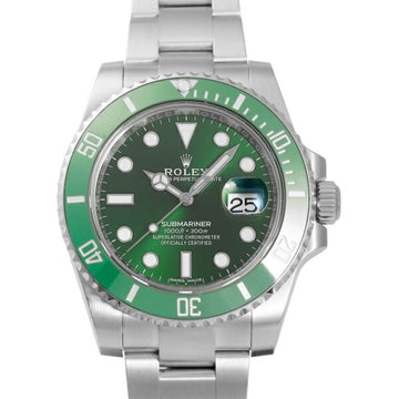 ROLEX Submariner Date 116610LV Green Dot Dial Watch Men's