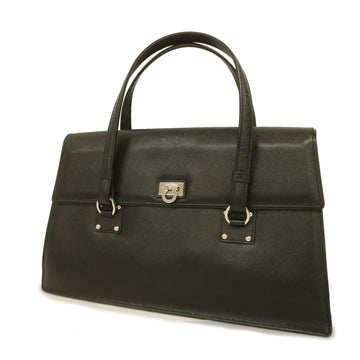 SALVATORE FERRAGAMOAuth  Gancini Shoulder Bag Women's Leather Shoulder Bag Black