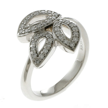 HARRY WINSTON Lily Cluster Ring No. 5 Pt950 Platinum Diamond Women's