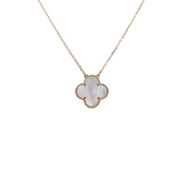 VAN CLEEF & ARPELS Ginza Limited Magic Alhambra K18PG Pink Gold Necklace
