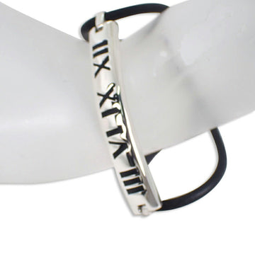 TIFFANY 925 rubber atlas bracelet