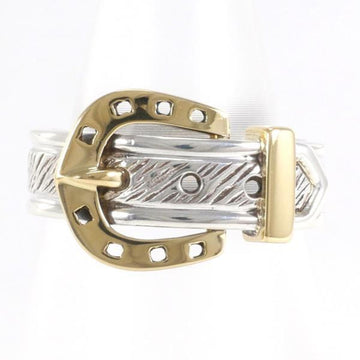 HERMES Suntulle Horseshoe K18YG Silver Ring Size 10 Total Weight Approx. 3.9g Jewelry