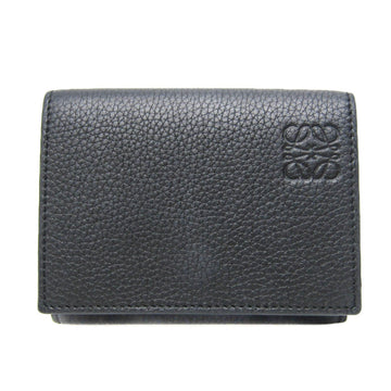 LOEWE Trifold Wallet C660TR2X02 Women,Men Leather Wallet [tri-fold] Black