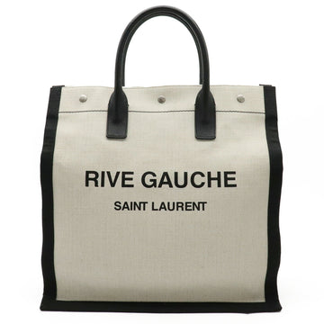 YVES SAINT LAURENT SAINT LAURENT PARIS Saint Laurent Paris YSL Yves RIVE GAUCHE Cover Live Gauche Tote Bag Canvas Leather Black 632539