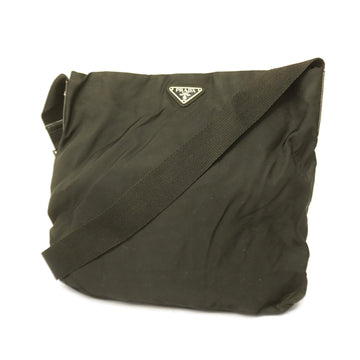 Prada Testoo Women's Nylon Shoulder Bag Black