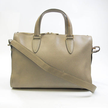 VALEXTRA Women's Leather Handbag,Shoulder Bag Beige