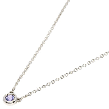 TIFFANY visor yard 1P tanzanite necklace silver ladies &Co.