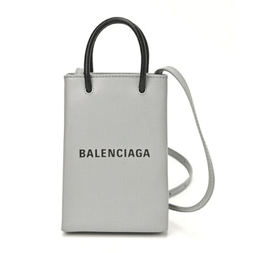 BALENCIAGA Bag Shoulder Pouch 593826 Gray S-155007