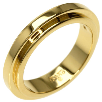 GUCCI Design Ring K18 Yellow Gold Ladies