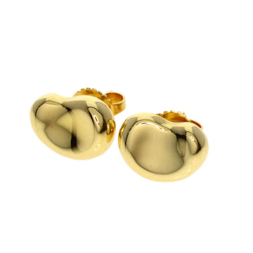 TIFFANY Bean Medium Earrings K18 Yellow Gold Women's &Co.