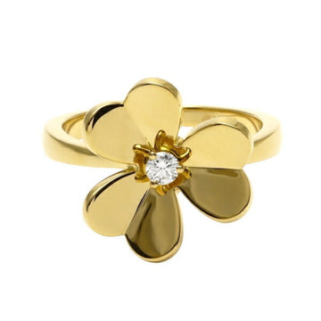 VAN CLEEF & ARPELS 1 Flower Small Frivole K18YG Yellow Gold Ring