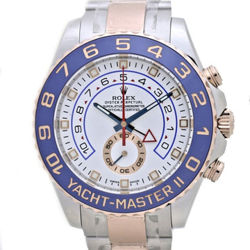 ROLEX Yacht Master 2 116681 Old Dial K18PG Pink Gold x Stainless Steel Men's 39240