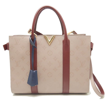 LOUIS VUITTON Very Tote MM M42888 Bag Calf Mastic Leather 250892