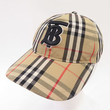 BURBERRY TB logo vintage check baseball cap 8038504 S size