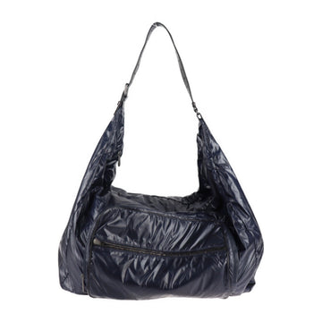 Bottega Veneta shoulder bag 244903 nylon navy semi-shoulder