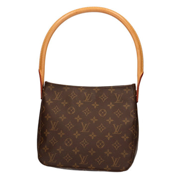 Louis Vuitton Looping MM Monogram Shoulder Bag Brown Ladies