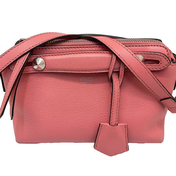 Fendi Leather Shoulder Bag By The Way Pink Ladies