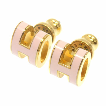 Hermes Pop Ash Earrings Ladies GP Pink Gold 608001FO