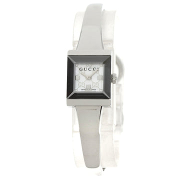 GUCCI 128.5 GG G frame watch stainless steel SS ladies