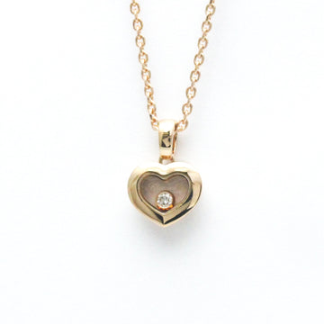 CHOPARD Happy Diamond Heart Necklace 79A054 Pink Gold [18K] Diamond Men,Women Fashion Pendant Necklace [Pink Gold]