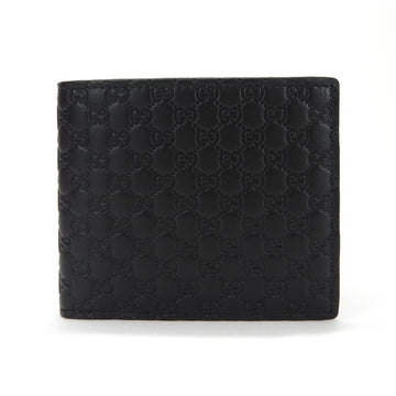 GUCCI Bifold Wallet Micro sima 544472 Black Accessories Men's  wallet black leather