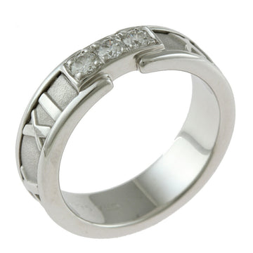 TIFFANY Atlas Diamond Ring Size 10 18K White Gold Women's &Co.
