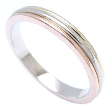 CARTIER Trinity Wedding Band Ring #56 K18 Three Color Gold 290164